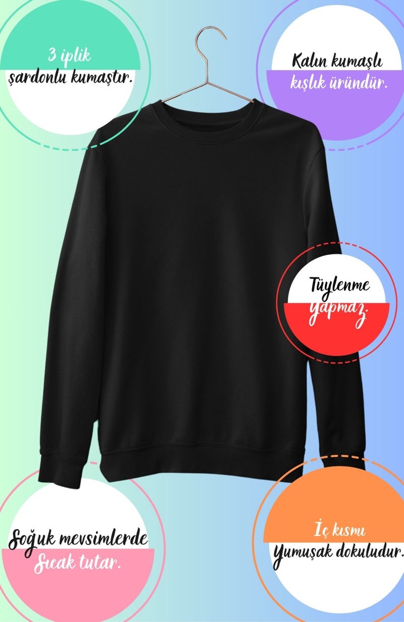 Fuddy Moda Hit Me Hard And Soft Printed Hoodless Sweatshirt, Oversize Billie Eilish Printed Sweat - Image 2