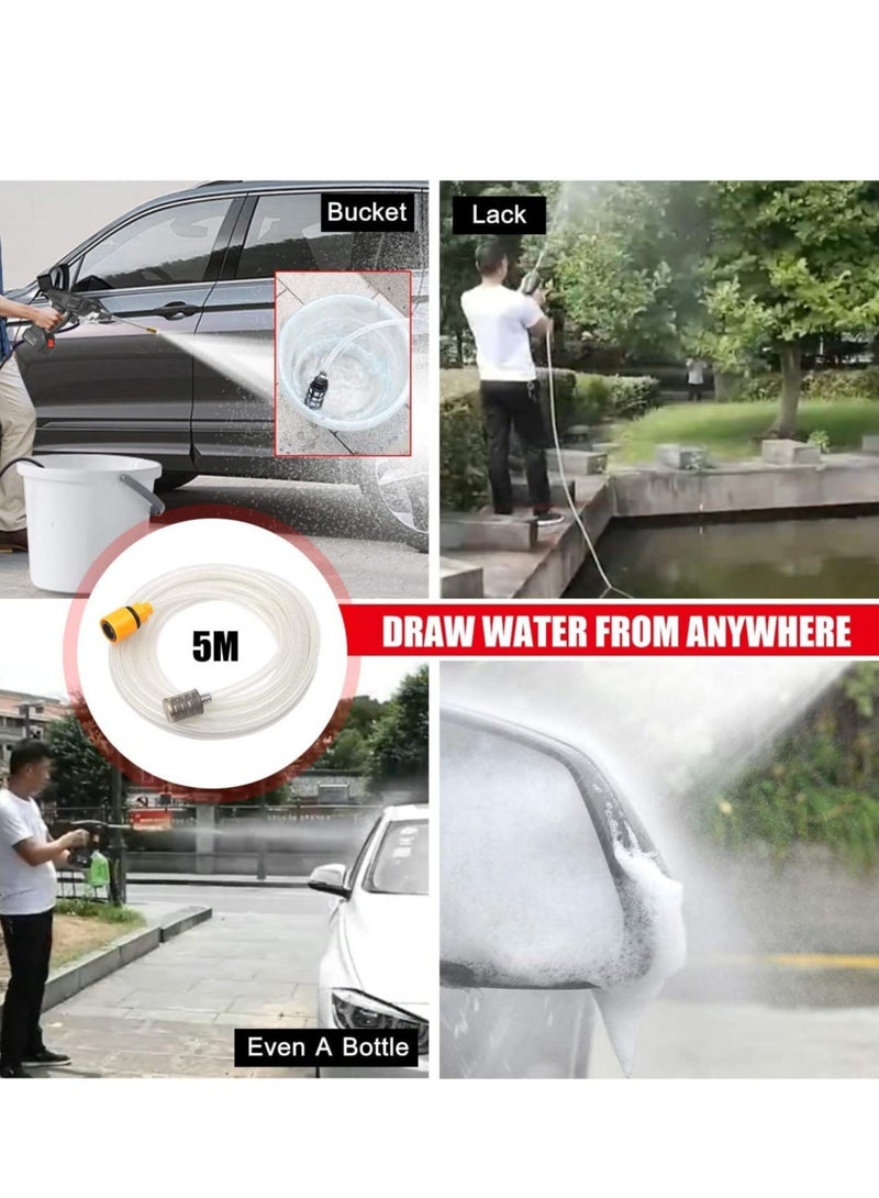 ELTRAZONE 48 V Wireless High Pressure Car Wash Water Gun Portable High Pressure Washer Washing Auto Spray Garden Tool - Image 5