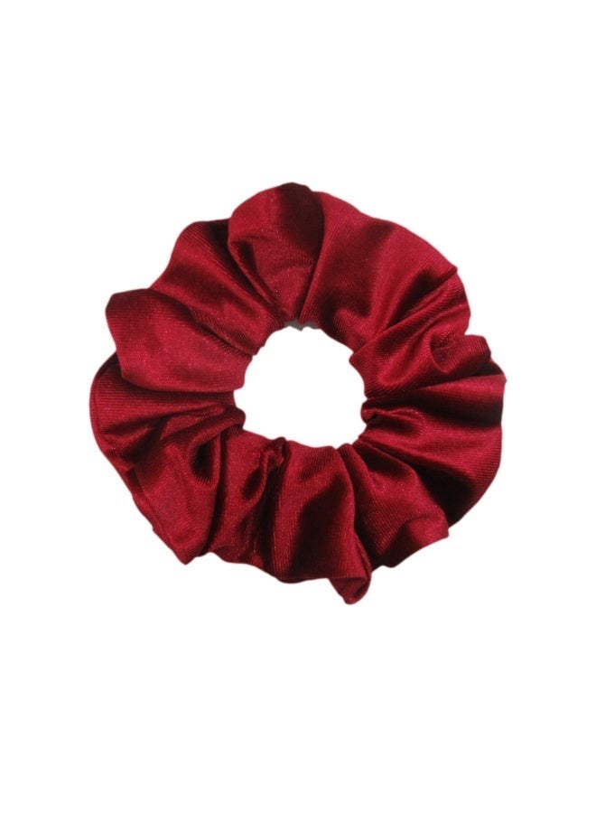 Luxury Velvet Scrunchies Set for Women & Girls - Soft Elastic Hair Ties, Black & Red, No Damage Hair Accessories - Image 4