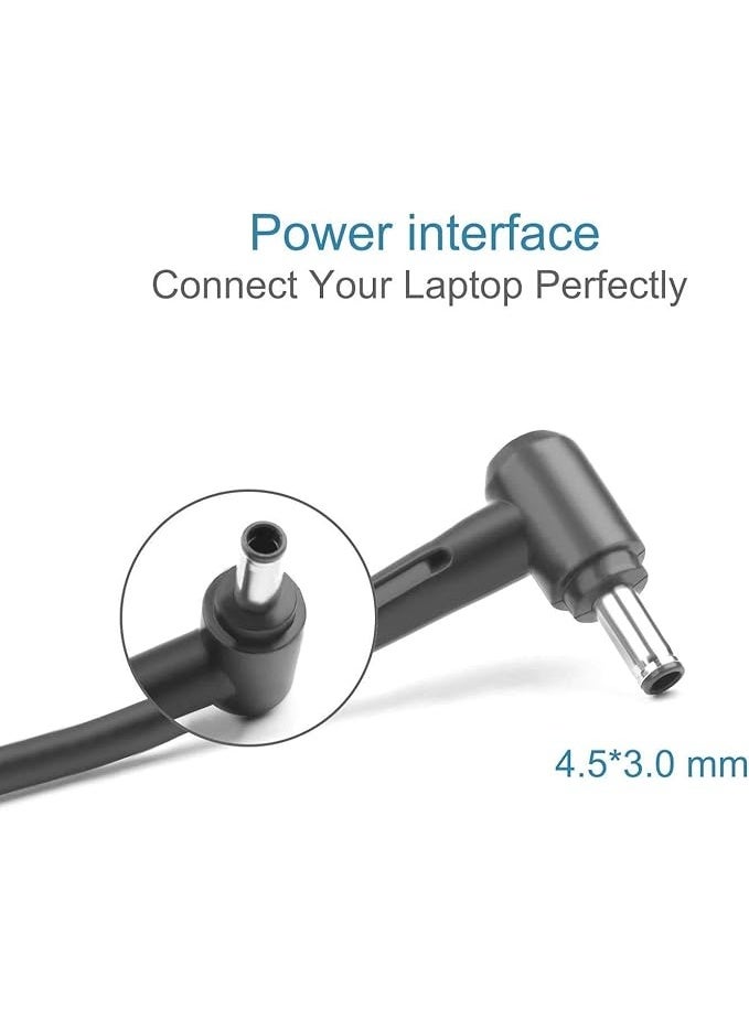 Terabyte شاحن مزود طاقة 20 فولت 6 أمبير 120 واط ADP-120CD B ADP-120CH B متوافق مع لابتوب ASUS ZenBook UX534FT Q537 UX534FT Q546FD Q546F Q547FD Q537FD Q547F (4.5 مم * 3.0 مم) - Image 3