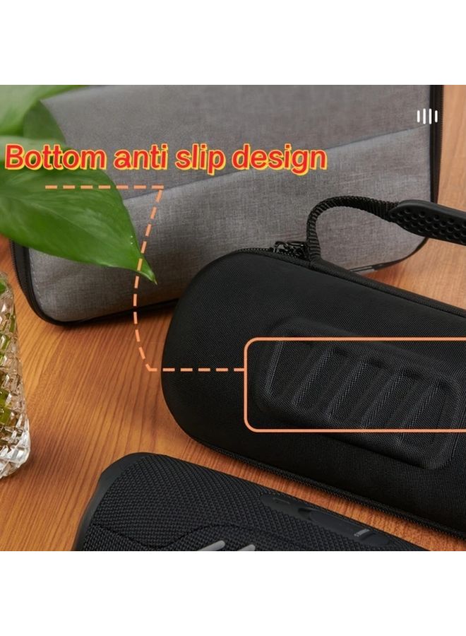 Black Hard EVA Carrying Case with Strap for JBL Charge 4 5 Speaker and Charger - Image 4