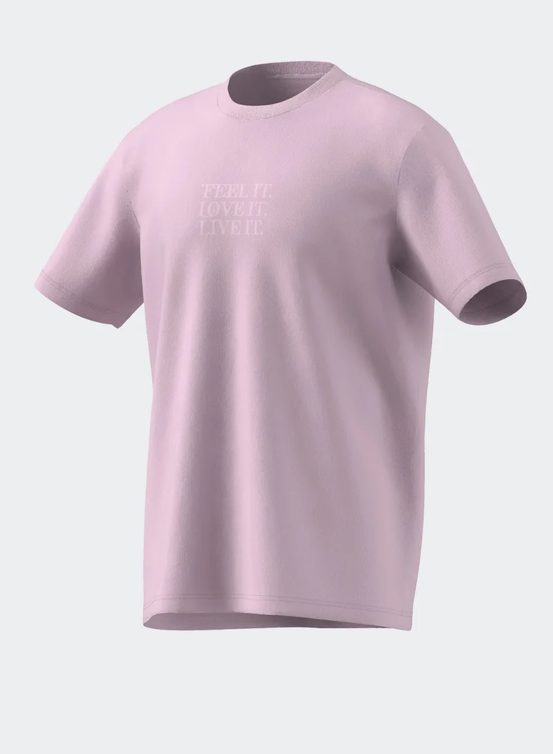 adidas تيشيرت لونج
