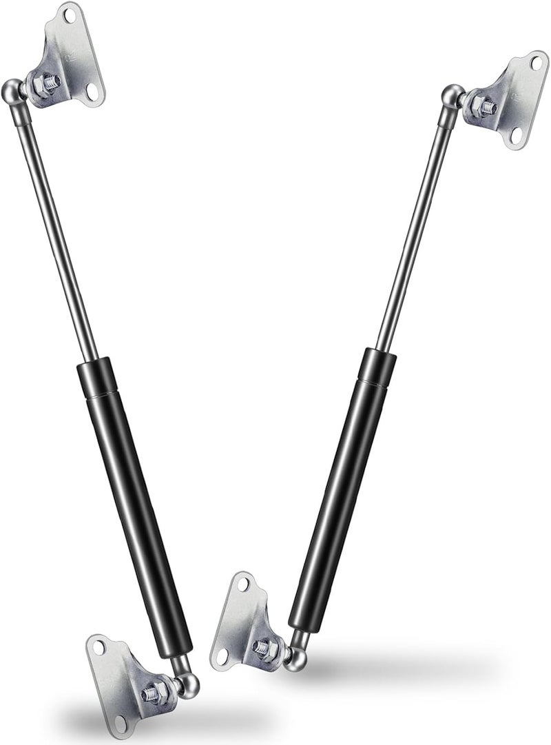 NALACAL Gas Strut Shock Lift Support Spring, 15 Inch 100lb/445N, Suitable for RV Camper Bed Storage Cover Door Tool Box Toy Lid Basement Boat Hatch TV Cabinet, Black Replacement Parts, Set of 2 - Image 1