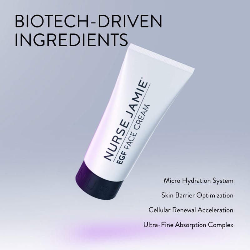 Nurse Jamie EGF Face Cream â€“ Advanced Anti-Aging Moisturizer with Plant Stem Cells & Peptides - Image 2