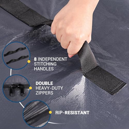 StorageRight Mattress Bags for Moving, Queen Size - Extra Thick Mattress Cover for Moving with Handles and Zipper, Heavy Duty Queen Mattress Bags for Storage, Reusable Mattress Storage Bag, Moving Bag - Image 4