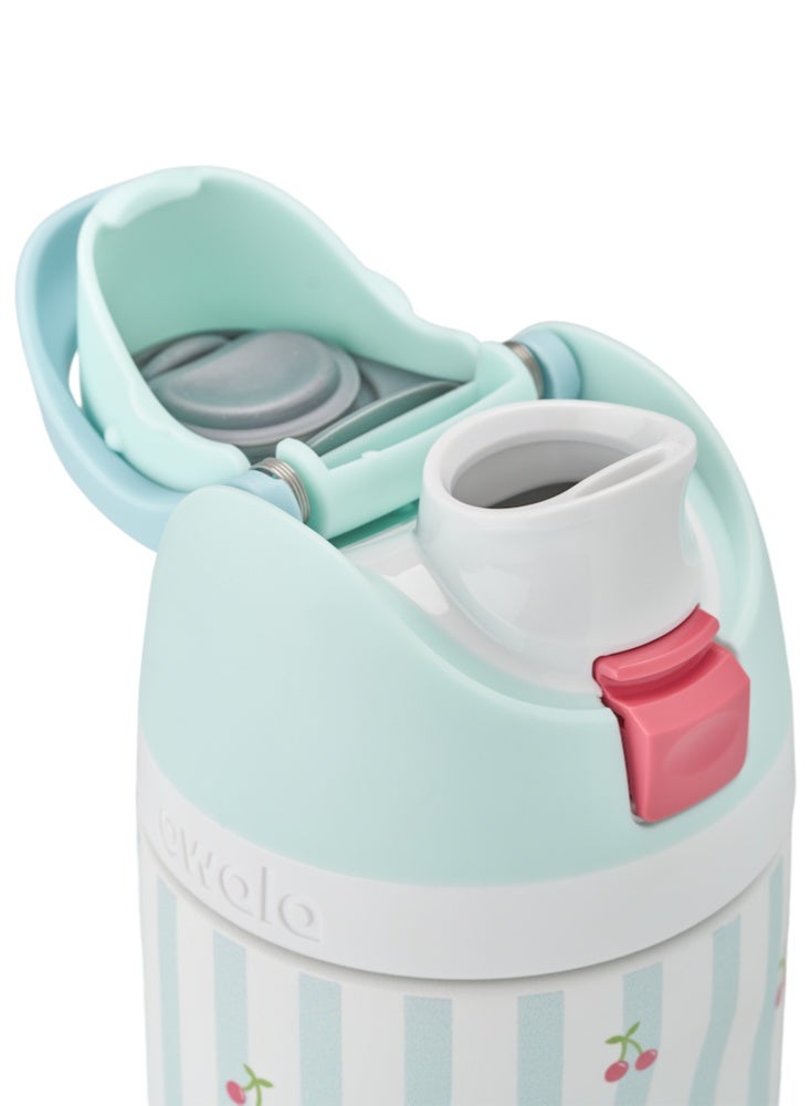 A stainless steel insulated water bottle with a straw. This 32 Oz insulated water bottle can keep the water warm for 24 hours without cooling down and is leak-proof - Image 4