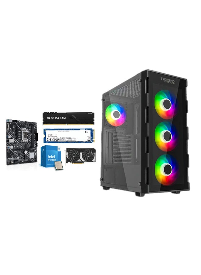 تويستيد مايندز كمبيوتر ألعاب تيتان بمعالج كور i5-12400F / 16 جيجابايت ذاكرة DDR4 / 1 تيرابايت SSD / 6 جيجابايت Nvidia GeForce RTX 3050 رسومات - Image 2