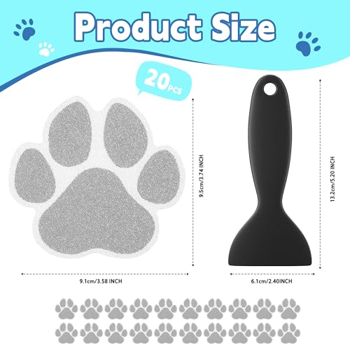 Secopad 20 PCS Original Non-Slip Bathtub Stickers, Large Safety Bathroom Tubs Showers Treads Adhesive Decals with Scraper - Image 5