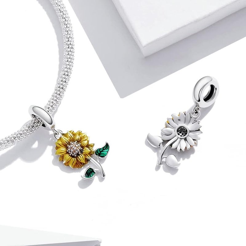 WOSTU Feather Universe Series Charms for Bracelets for Women Fit Pandora Charms Bracelet - Image 3