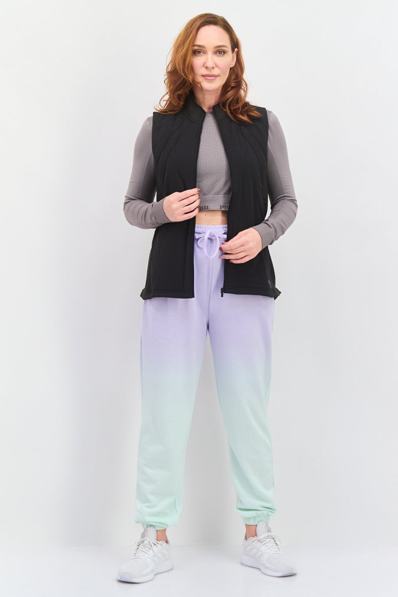 PUMA Women Sportswear Fit Plain Training Vest Jacket, Black - Image 4