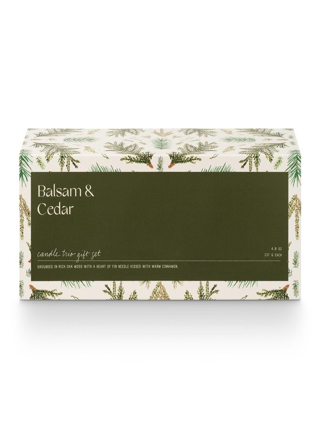 Illume Candle Trio Gift Set, Balsam & Cedar - Image 5