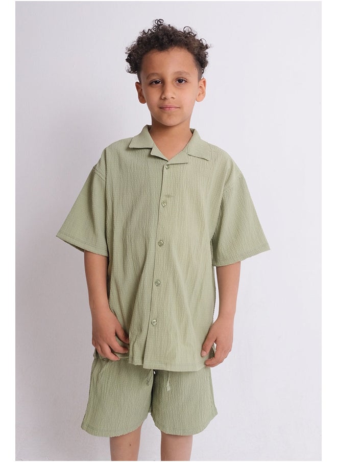 playmore - Mint Green 2-Piece Outfit Set - Image 1