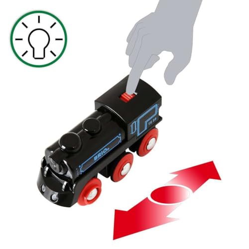 BRIO World - 33599 Rechargeable Engine | Battery-Powered Toy Train for Kids Aged 3+ - Image 3