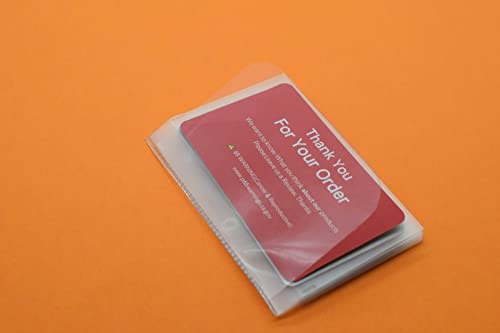 Marshal SET of 2-6 Page Plastic Wallet Insert for Bifold Billfold or Trifolds - Image 4