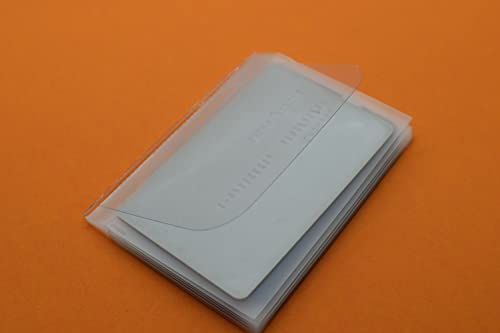 Marshal SET of 2-6 Page Plastic Wallet Insert for Bifold Billfold or Trifolds - Image 5
