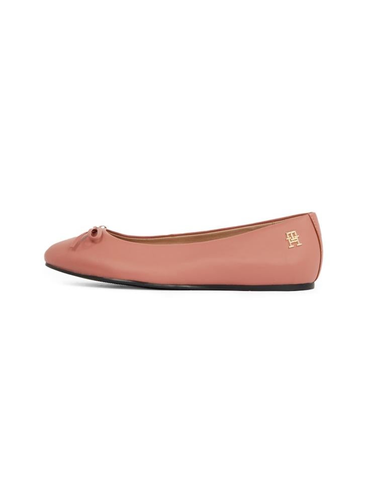 TOMMY HILFIGER Logo  Bow Detail Ballerina  - Image 2