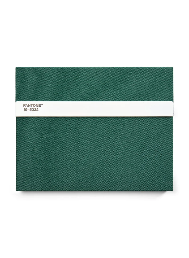 بانتون دفتر ملاحظات فاخر مع قلم – مثالي للملاحظات والأفكار – أخضر داكن