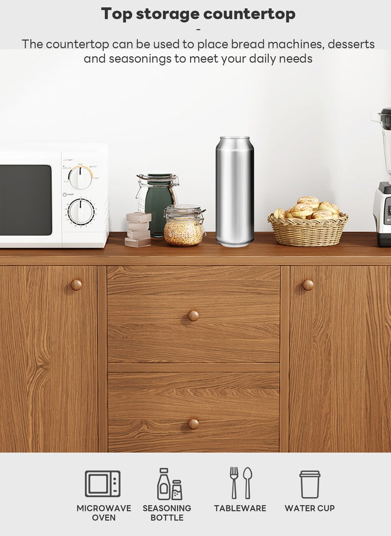 Sharpdo Kitchen Cabinets,Coffee Corner,Storage Cabinets,Cupboard with door,Suitable for Kitchen, Living Room, Dining room,Bedroom  - Image 2