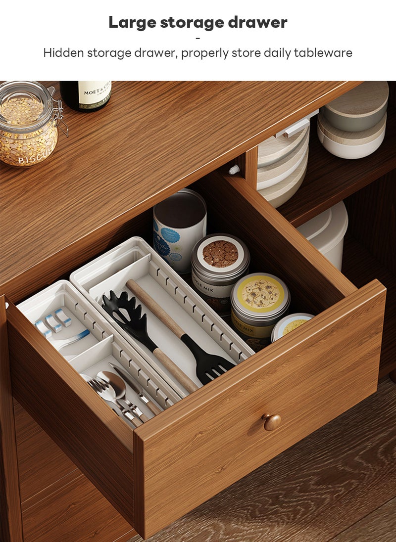 Sharpdo Kitchen Cabinets,Coffee Corner,Storage Cabinets,Cupboard with door,Suitable for Kitchen, Living Room, Dining room,Bedroom  - Image 4