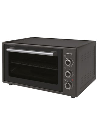 Starway 45 Lt Electrical Oven, Toaster, Grill, 1600 Watt, Double Glass Door, Up & Down Heating, 3 Function, Timer, Led, Cooking Tray& Stand Included - pzsku/Z06C4665F132EFCA797F4Z/45/_/1723292851/83c1e307-2671-4f89-addc-1fdcd7716acc