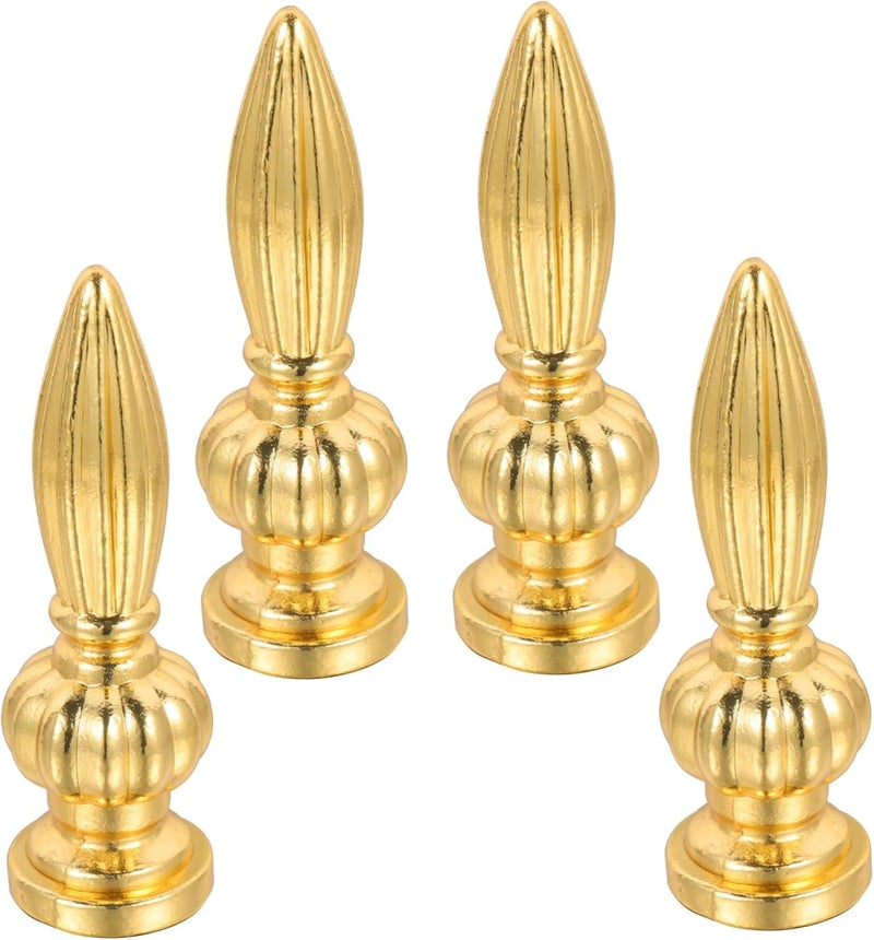 DOITOOL Vintage Lamp Finials Set of 4 Zinc Alloy Lamp Finial Knobs Decorative for - Image 1