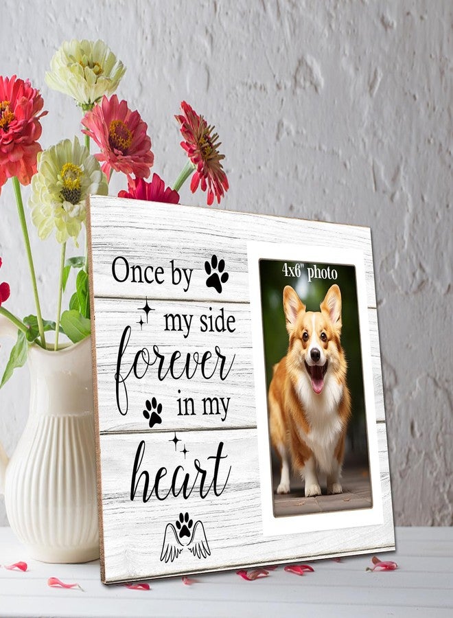 Itsoly Memorial Picture Frame, Dog and Cat Memorial Photo Frame, Pet Memorial Gifts Photo Frame for Loss of Pet Sympathy Keepsake Gifts, Forever In My Heart - Image 4
