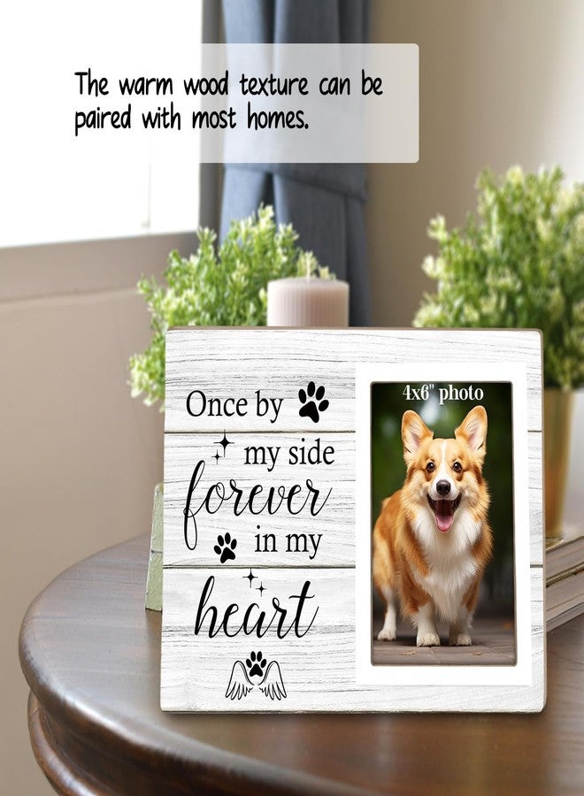 Itsoly Memorial Picture Frame, Dog and Cat Memorial Photo Frame, Pet Memorial Gifts Photo Frame for Loss of Pet Sympathy Keepsake Gifts, Forever In My Heart - Image 3