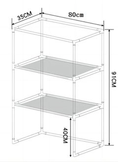 TNGames Storage Rack ,Suitable for Dormitories,Can Be Placed on A Bed,White  - Image 2