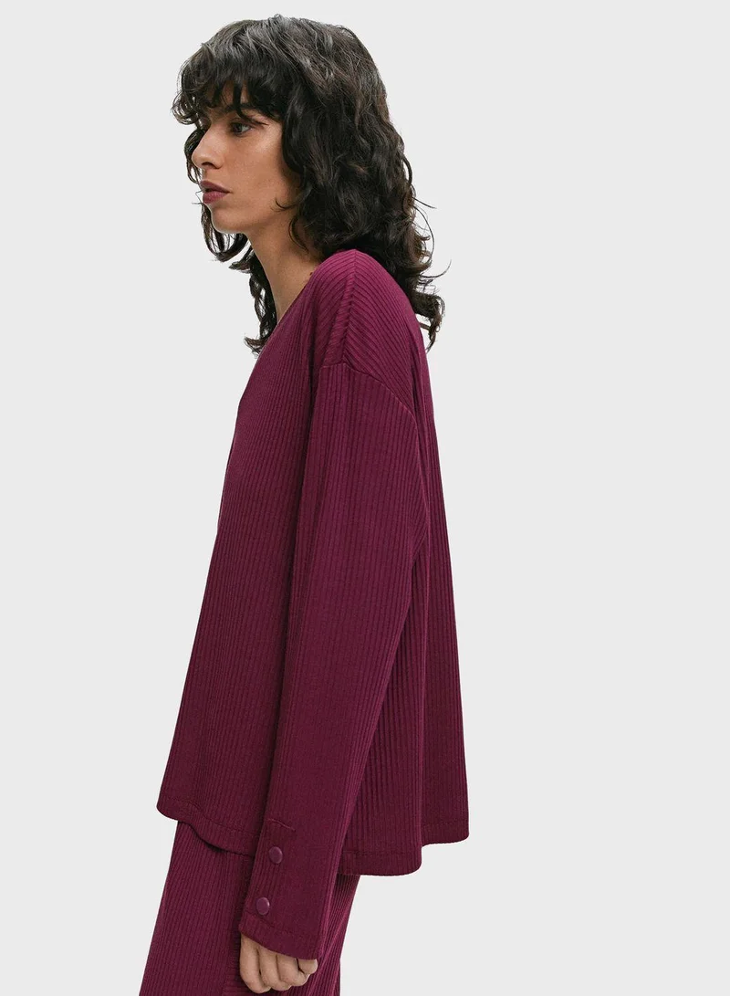 PARFOIS V Neck T-Shirt