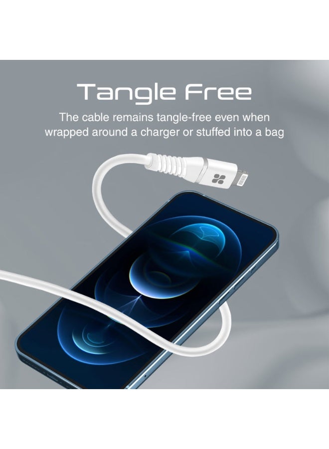 Promat Promate PowerLine-Ci120 20W Power Delivery USB-C To Apple® Lightning Connector Cable  - Image 5