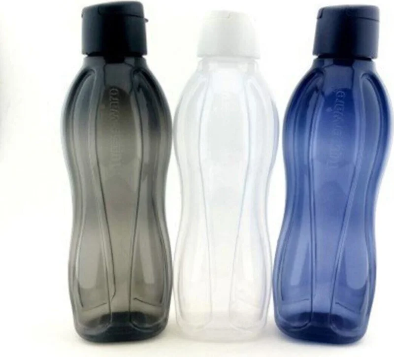 Tupperware Eco Bottle 1 Lt - Black, White and Navy Blue (New)