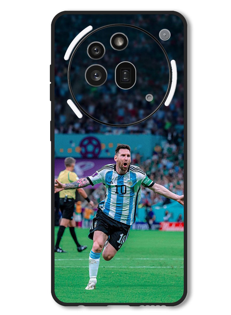 Theodor Case Compatible with Nothing Phone 3a Pro Protection Shockproof Bumper Cover Messi (7) - Image 1