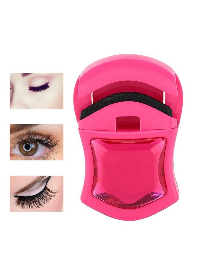Yinhing Portable Eyelash Curlereyelash Curler 3 Colors Mini Eyelash Curler Eye Lash Curler Lashes Curling Makeup Eyelashes Tools Cosmetic Makeup Tools (Rose Red) - Image 5