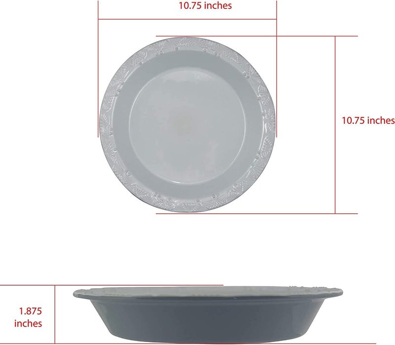 Range Kleen Taste of Home 9 x 15 inch Stoneware Pie Plate - Image 3