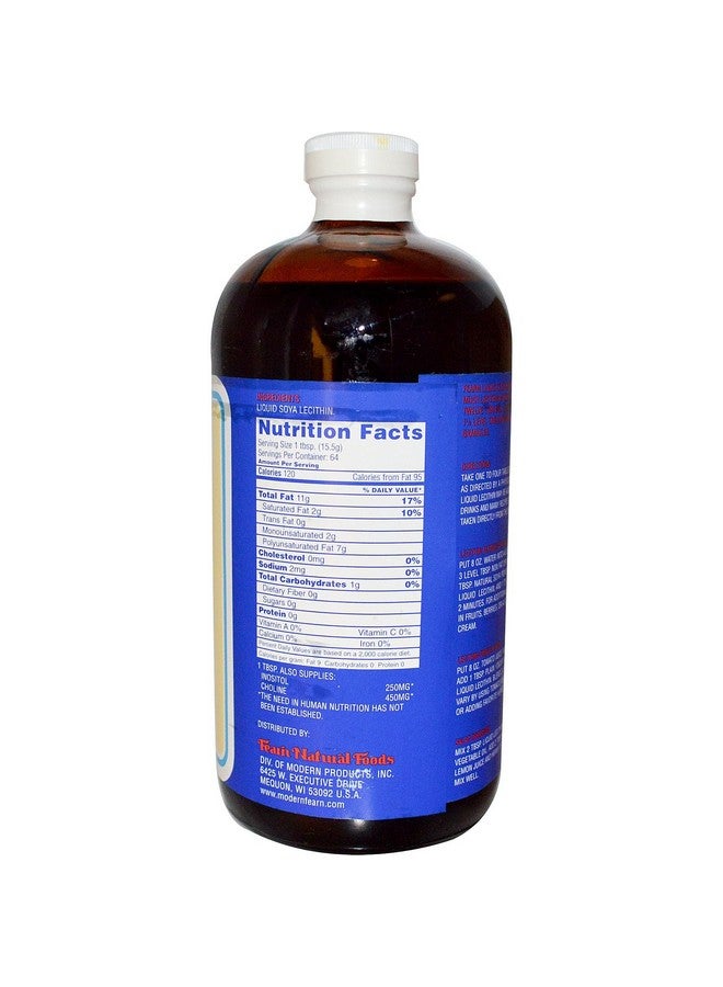 Fearn Lecithin Liquid 32 Ounces - Image 2