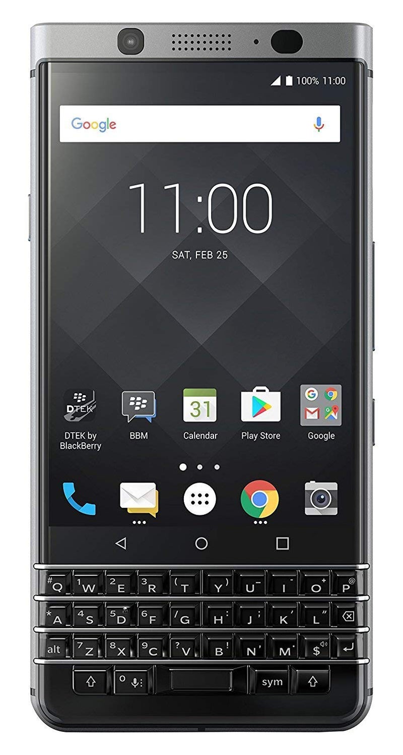 BlackBerry KEYone 32GB BBB100-1 - 4.5" Inch Factory Unlocked LTE Smartphone (Silver) - International Version - No Warranty in The US - GSM ONLY, NO CDMA - Image 1