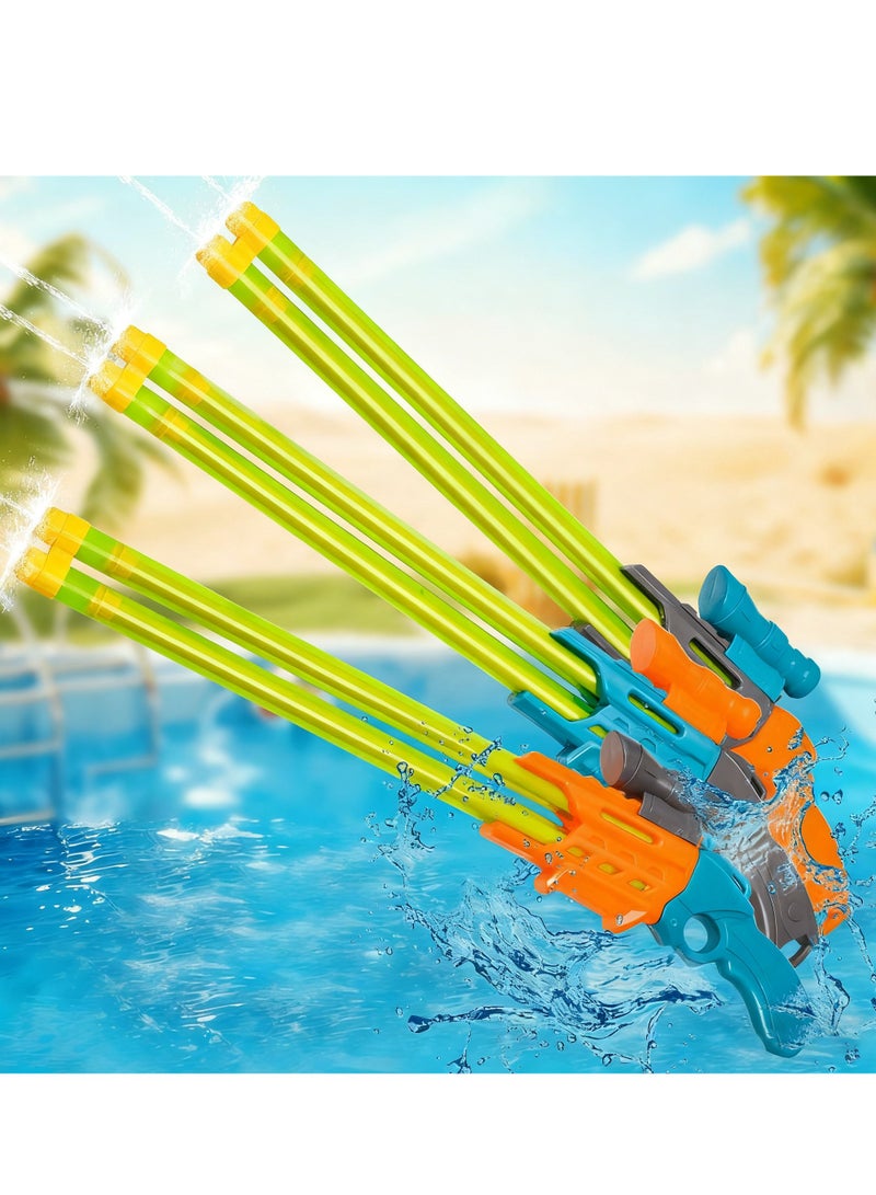 Y&D High-Pressure Pull-Out Water Cannon Pin Barrel Multi-Hole  Water Gun Toy for Kids Realistic Water Blasters Model That Absorbs Water Battle Game Toy Gun  Beach Toys Gift For Boys Girls Teens And Adults Summer Pool Bath Toy For Family Game - Image 2