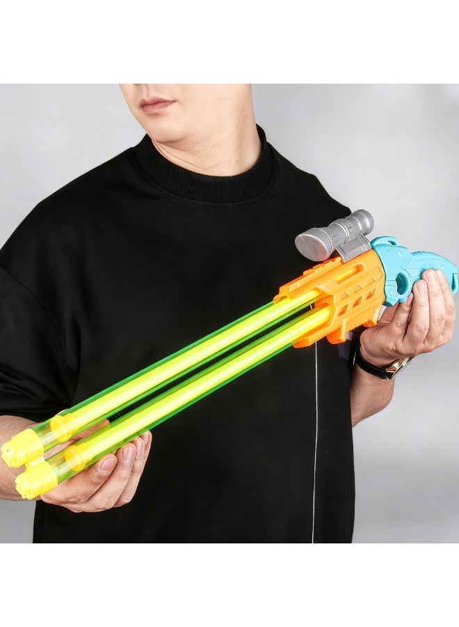 Y&D Squirt Gun with High Pressure Pull Out Gun Toy for Water Battle Games Toy Gun with Long Range Suitable for Outdoor Beach Pool Activity for Teens Adults Summer Pool Bath Toy For Family Games - Image 2