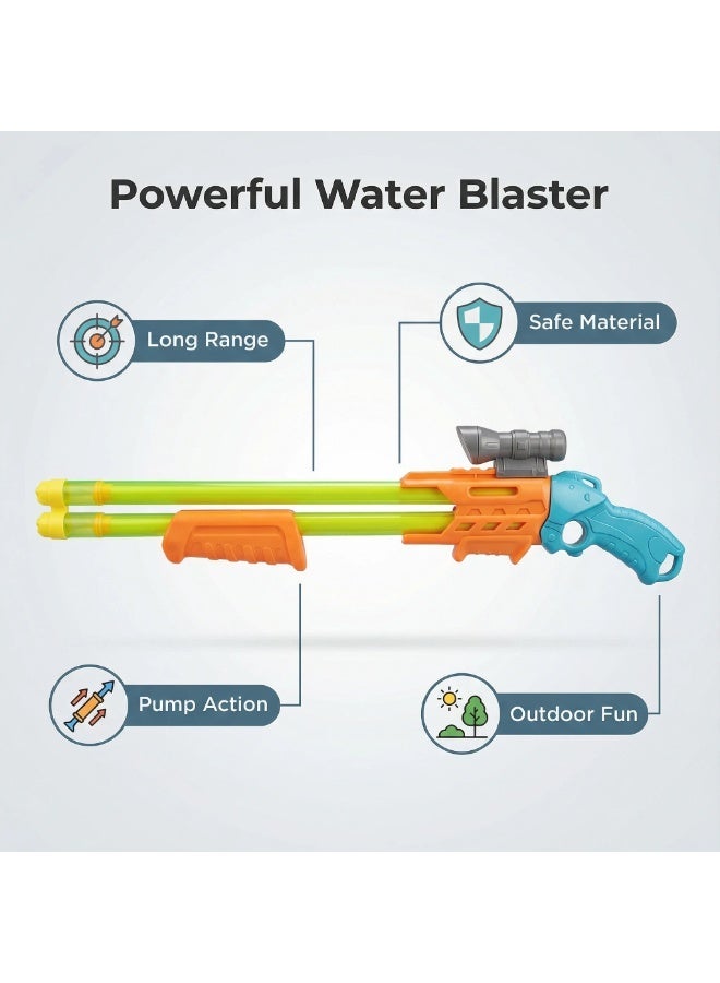Bluejw Squirt Gun with High Pressure Pull Out Gun Toy for Water Battle Games Toy Gun with Long Range Suitable for Outdoor Beach Pool Activity for Teens Adults Summer Pool Bath Toy For Family Games - Image 2
