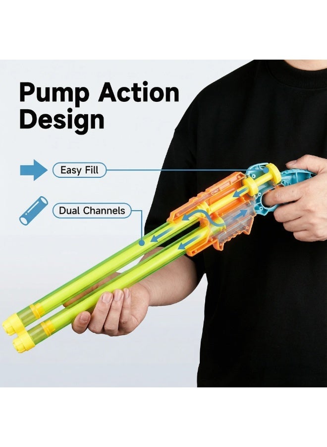 Bluejw Squirt Gun with High Pressure Pull Out Gun Toy for Water Battle Games Toy Gun with Long Range Suitable for Outdoor Beach Pool Activity for Teens Adults Summer Pool Bath Toy For Family Games - Image 4