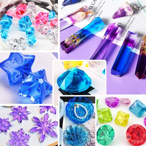 Vividye Epoxy Resin Pigment - 30 Colors Concentrated Liquid Epoxy Resin Dye, Transparent Resin Colorant for Resin Coloring, DIY Resin Jewelry Making, Resin Painting, Resin Art Crafts - 0.35oz/10ml Each - Image 5