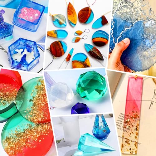 Vividye Epoxy Resin Pigment - 30 Colors Concentrated Liquid Epoxy Resin Dye, Transparent Resin Colorant for Resin Coloring, DIY Resin Jewelry Making, Resin Painting, Resin Art Crafts - 0.35oz/10ml Each - Image 4