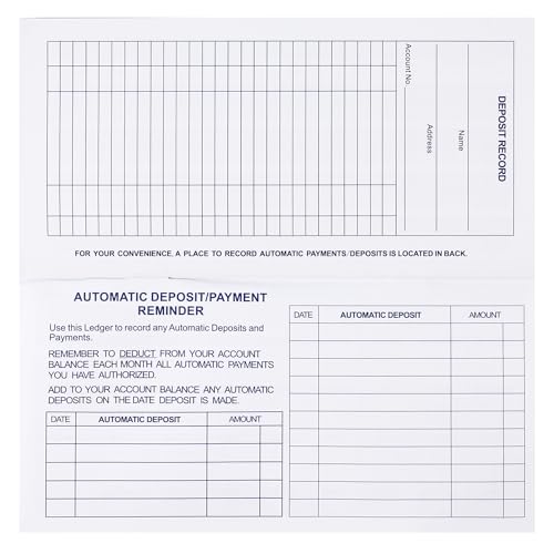 Casmonal Larger Lines 20 Pack Checkbook Register, Check Registers for Personal Use, Blank Ledger Transaction Registers for Personal or Business Banking, Check Register Book Easy to Read, 24/25/26 Calendars - Image 4