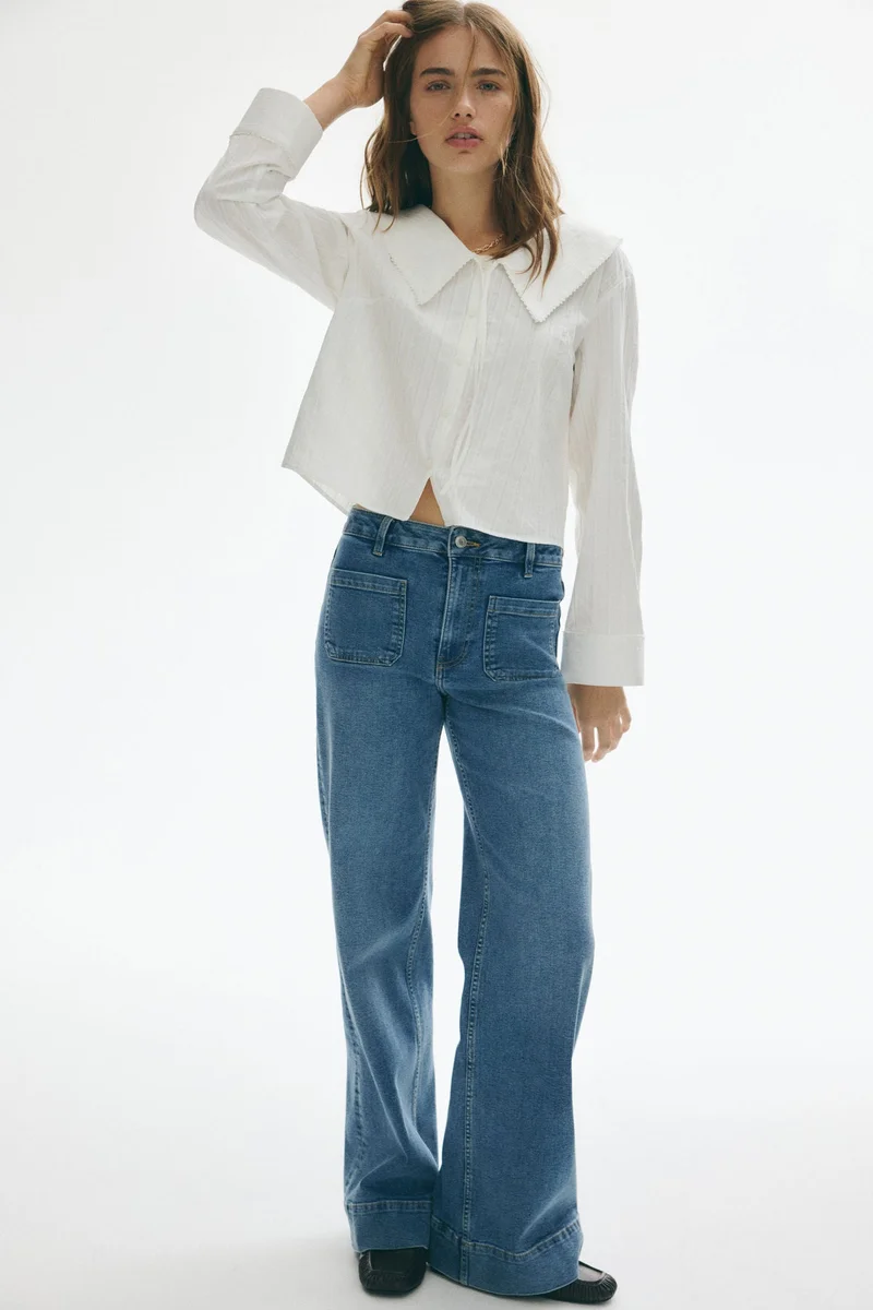 H&M Peter Pan-collared blouse