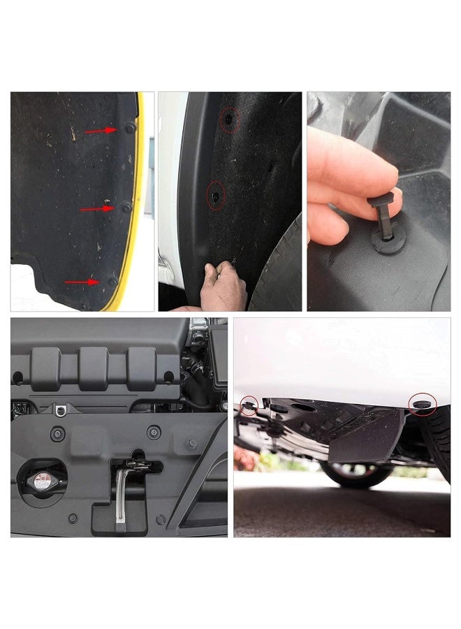 أيه بي دي طقم أدوات تثبيت السيارات ABD CB-09، مكون من 229 قطعة - مثبتات لوحة الزخرفة، مثبتات دفع، مسامير برشام مخفية لغطاء الطين، مزيل مثبتات وأدوات رفع لإصلاحات السيارات، المصد، رفرف السيارة، زخارف الأبواب، أغطية المحرك، ملاءمة عالمية، صندوق تخزين متين ومنظم - Image 3