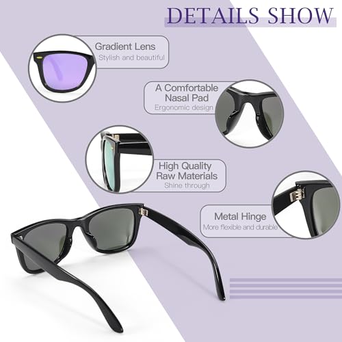 SIPHEW Polarized Sunglasses for Women & Men - UV400 Mirrored Beach Eyewear, Designer Unisex Fashion Sunglasses w/Medium Fit - Image 5