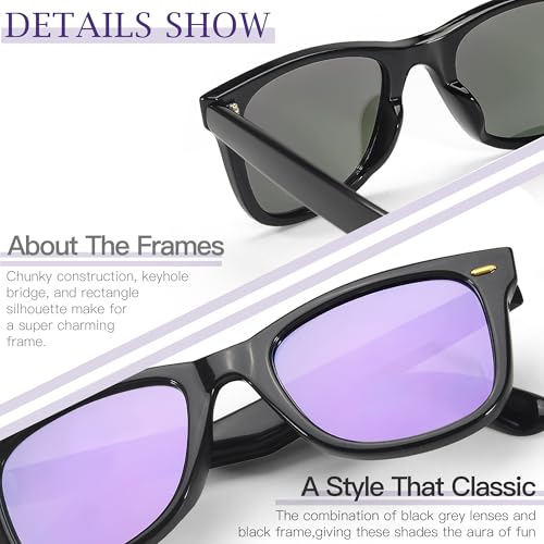 SIPHEW Polarized Sunglasses for Women & Men - UV400 Mirrored Beach Eyewear, Designer Unisex Fashion Sunglasses w/Medium Fit - Image 4