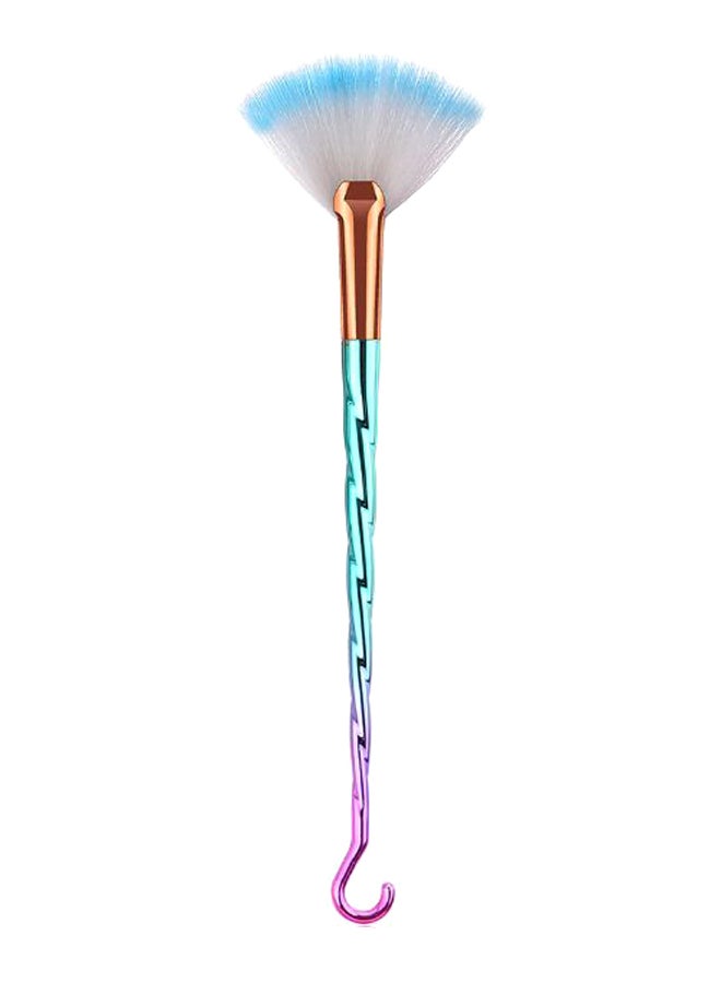 Fan Shape Small Makeup Brush Multicolour