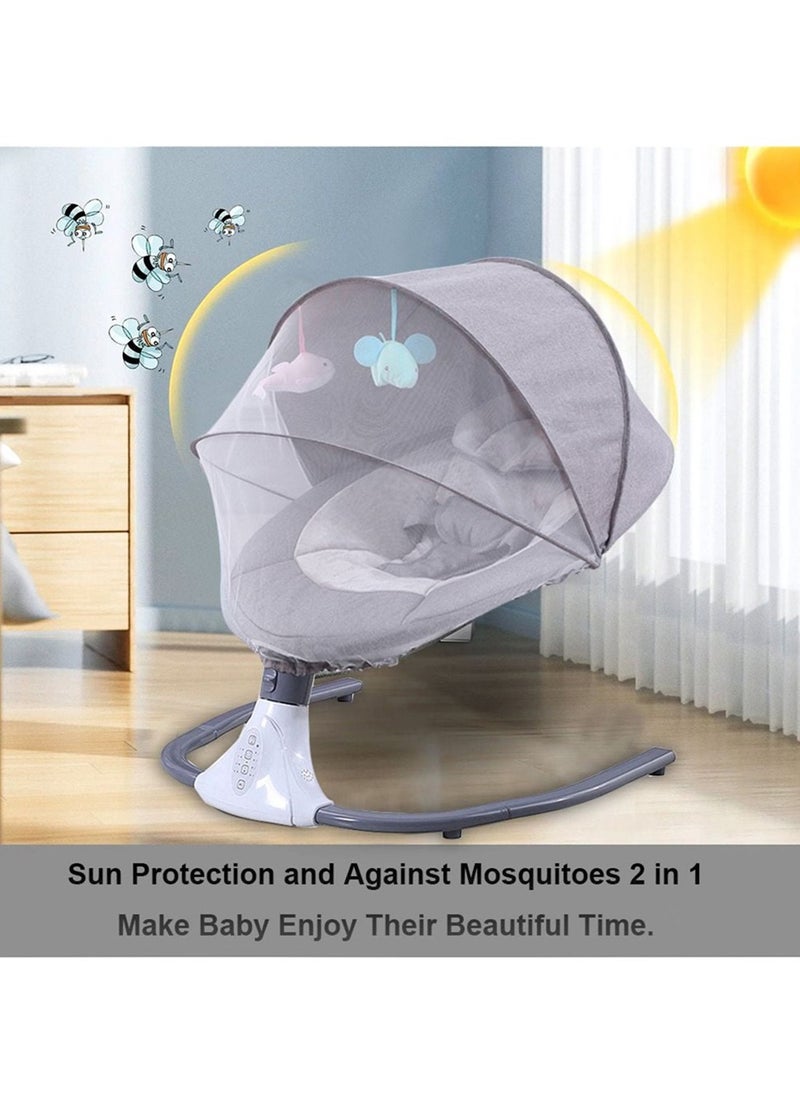WALALLA - Automatic Electric Baby Swing Cradle, Rocking Bouncer Chair With Adjustable Speed And Bluetooth Music - Image 1