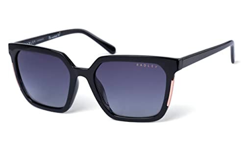 RADLEY LONDON 6506 Womens Trendy Oversized Square Sunglasses 54 mm UV400 Protection Black - Image 1